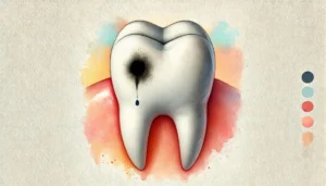 Black spots on teeth