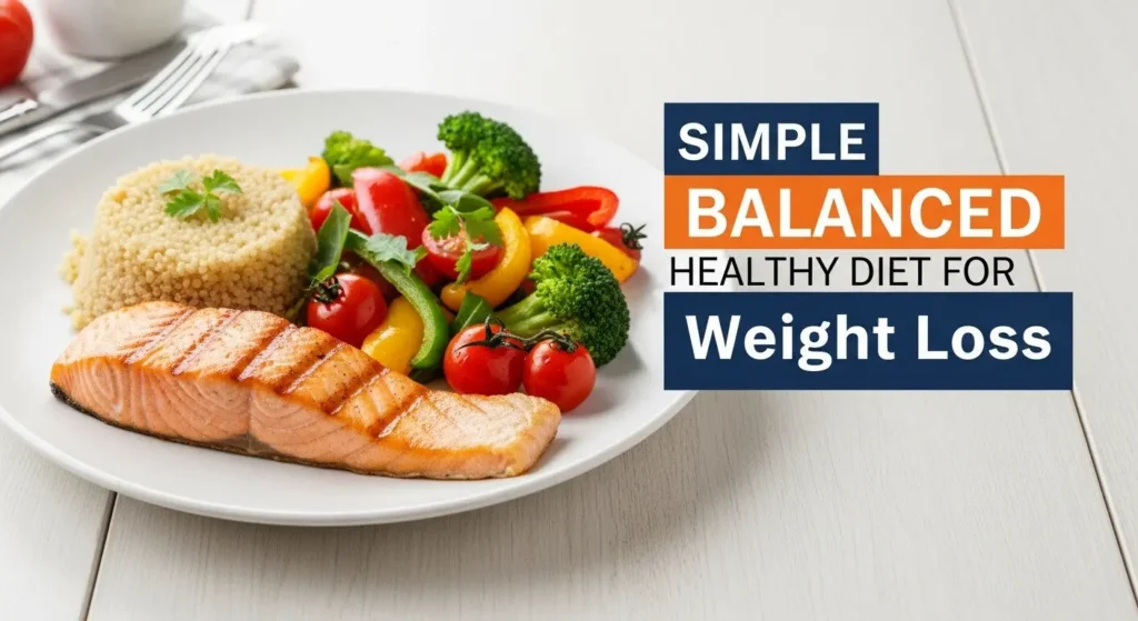 balanced healthy diet for weight loss