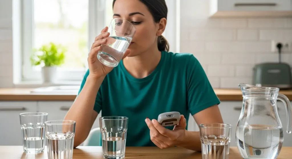 drinking water excessively