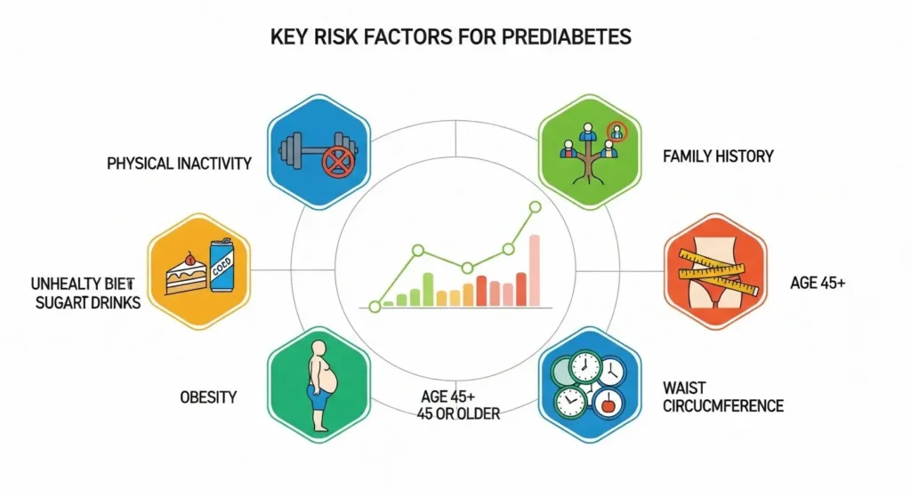 key risk factors for prediabetes