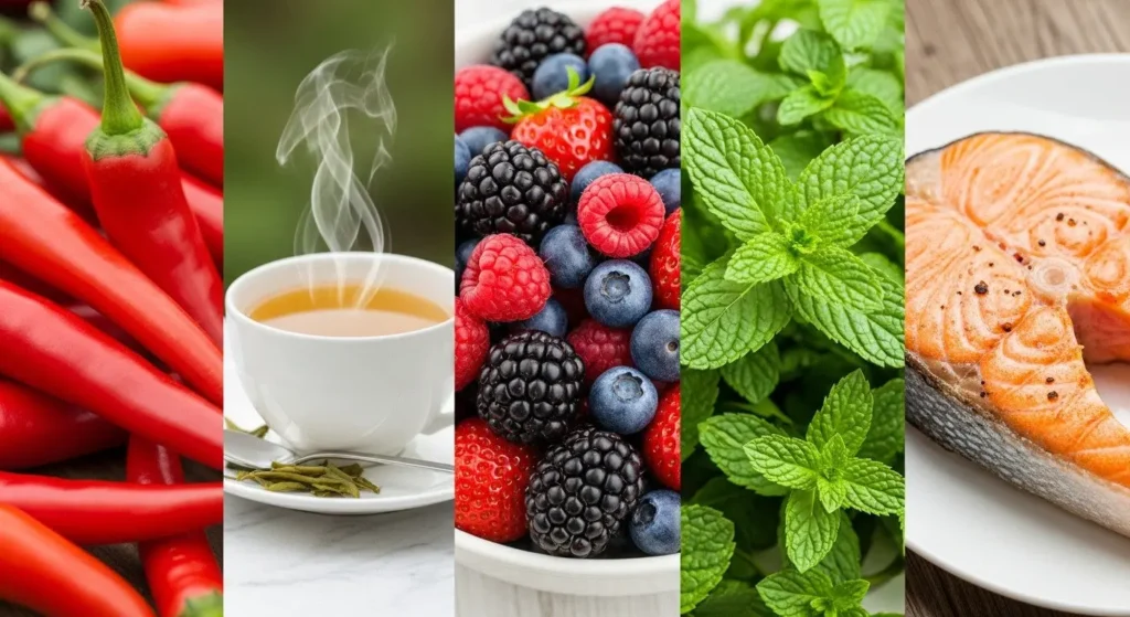 various healthy food