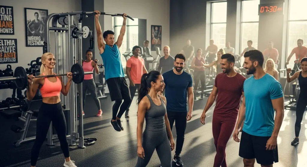 working out together