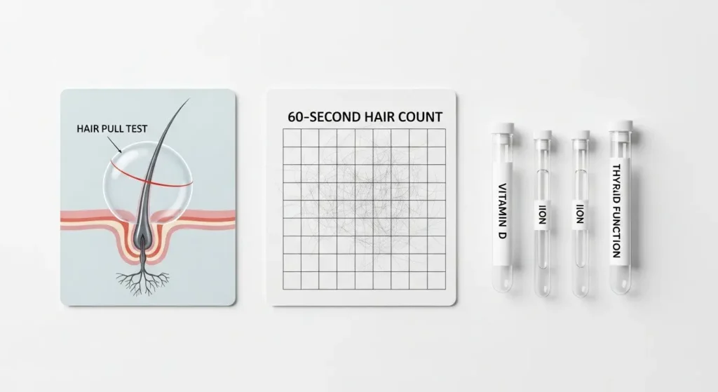 60-second hair count