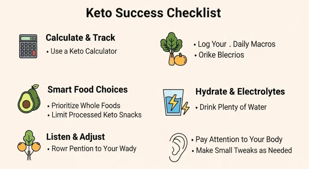 Keto Success Checklist