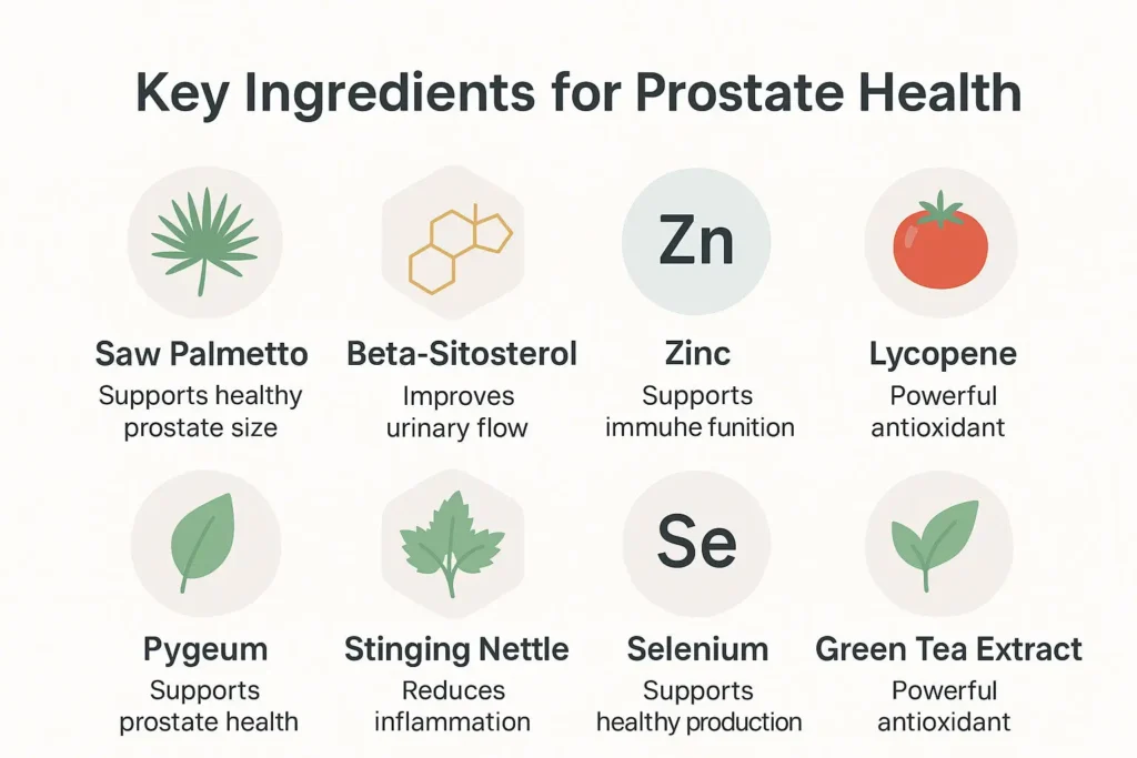 Key Ingredients for Prostate Health
