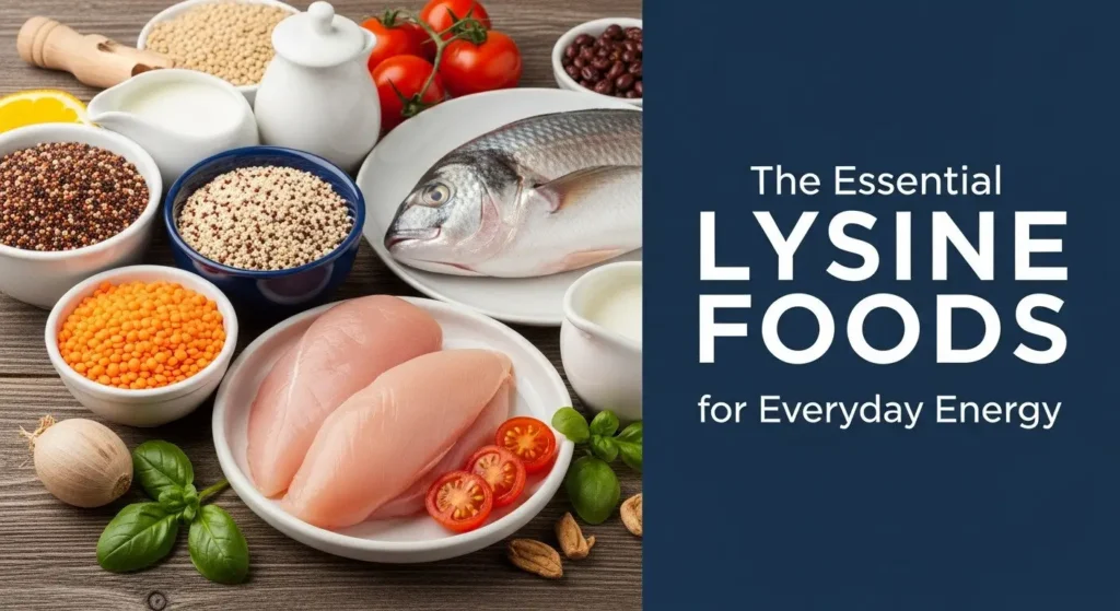 lysine foods