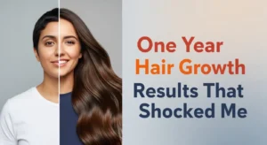 one year hair growth