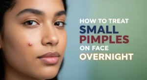 small pimples on face
