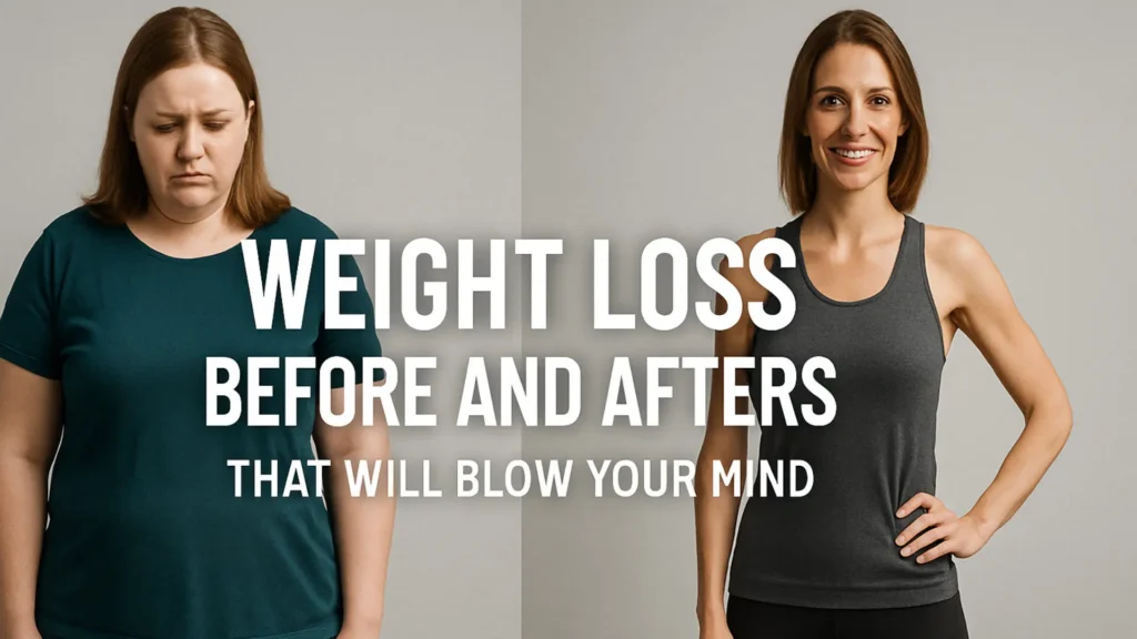 weight loss before and afters