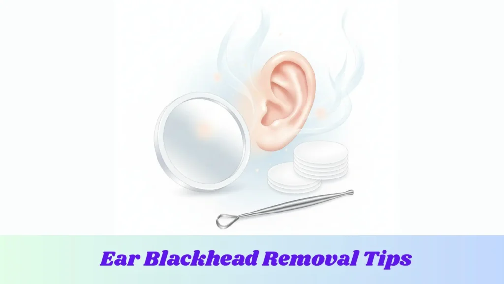 Ear blackhead removal