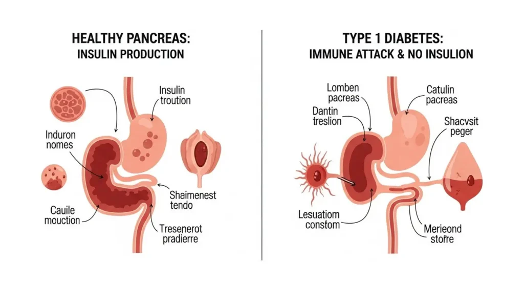 mechanism of Type 1 Diabetes